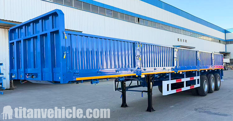3 Axle Drop Side Trailer for Sale in Tanzania