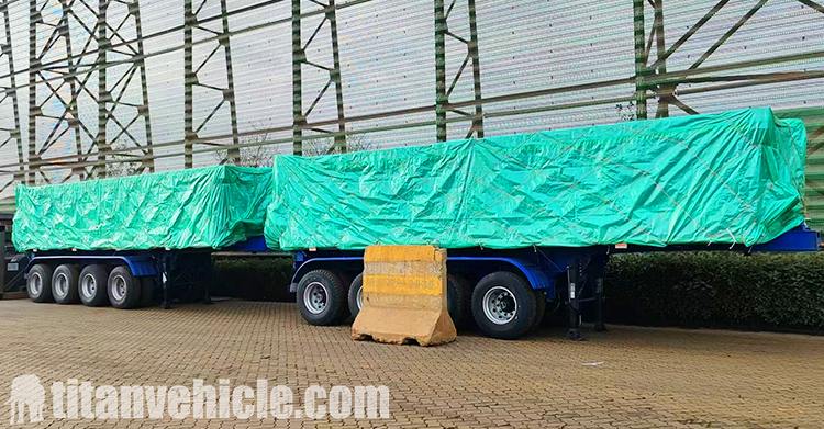 4 Axle Rear Dump Semi Trailer for Sale in Senegal