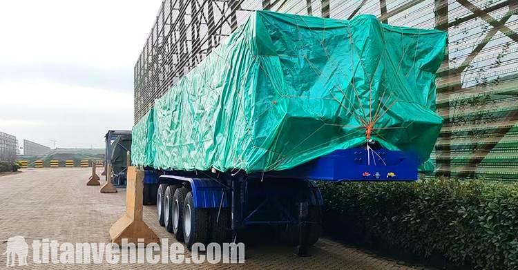4 Axle Rear Dump Semi Trailer for Sale in Senegal