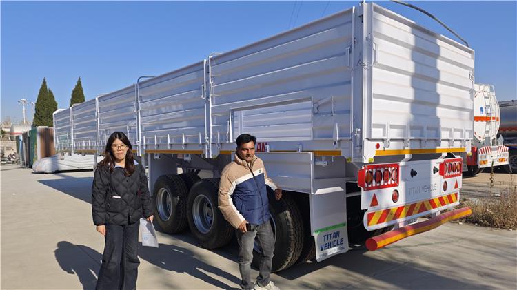 60 Ton Side Wall Trailer for Sale In Tanzania