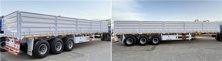 60 Ton Side Wall Trailer for Sale In Tanzania