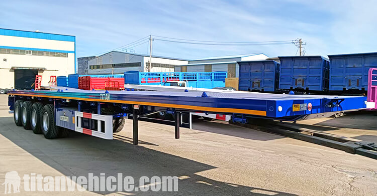 4 Axle Flat Bed Trailer for Sale Near Me in Zambia