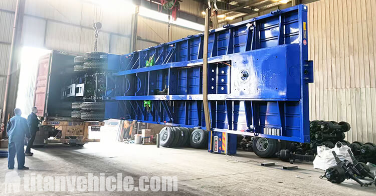 4 Axle Flat Bed Trailer for Sale Near Me in Zambia