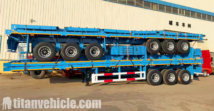 3 Axle Fence Cargo Semi Trailer for Sale in Tanzania