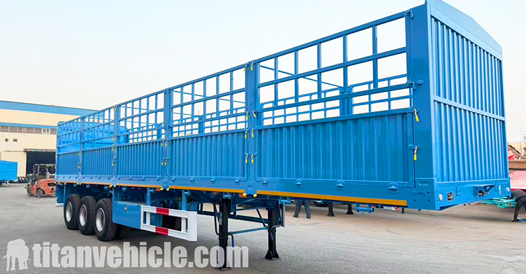 3 Axle Fence Cargo Semi Trailer for Sale in Tanzania
