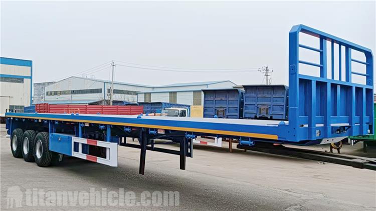 Tri Axle 12.5m Flatbed Semi Trailer for Sale In Namibia