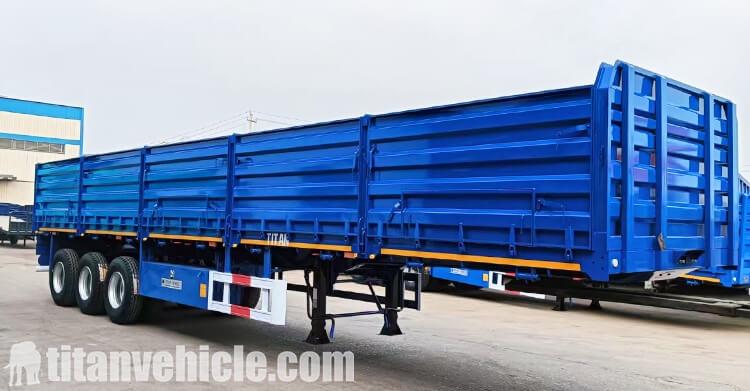 3 Axle Side Wall Semi Trailer for Sale in Zambia