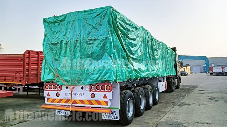 4 Axle Flatbed Semi Trailer Manufacturers for Sale in Tanzania