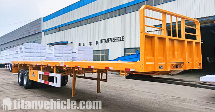 2 Axle Semi Flatbed Trailer for Sale in Zambia