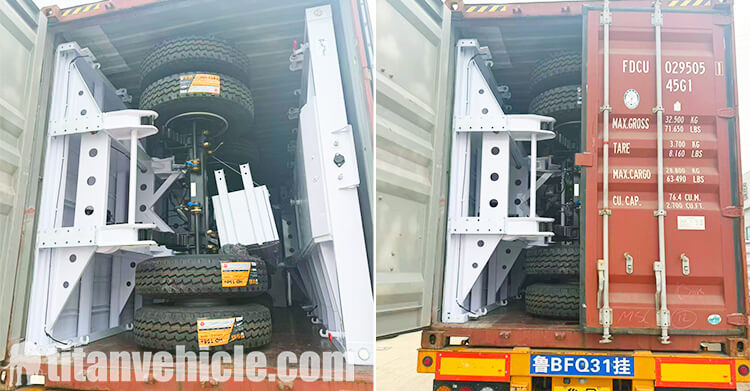 4 Axle Flatbed Tractor Trailer for Sale in Tanzania