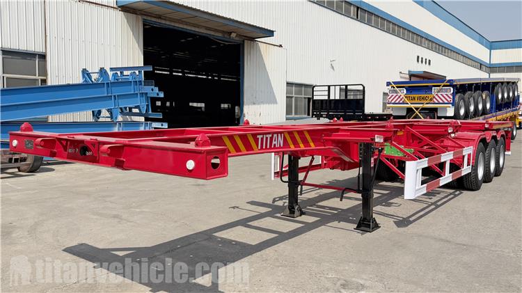 3 Axle 40ft Skeleton Container Trailer for Sale In Kenya