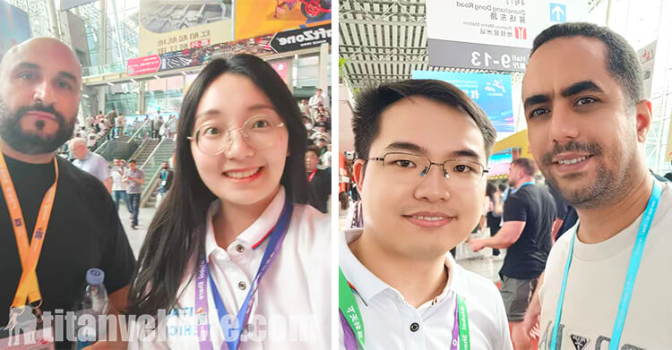 Titan Vehicle Successfully Started Its First Day at the Canton Fair