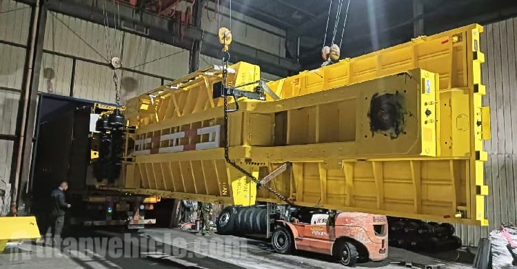 3 Axle Semi Low Bed Trailer for Sale in Senegal