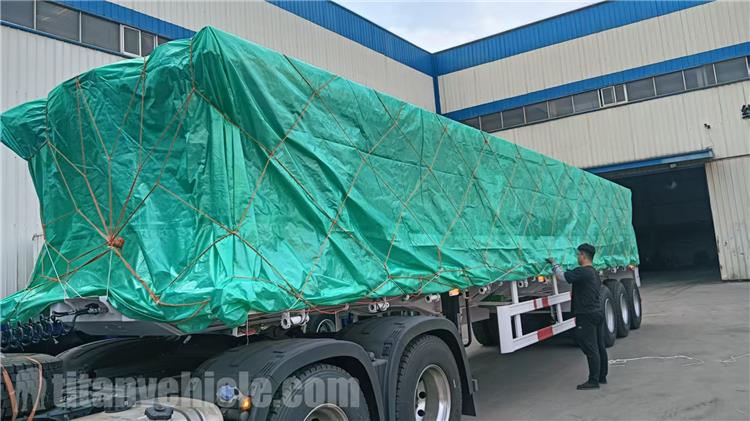 Tri Axle 40 foot Flatbed Trailer for Sale In Guyana