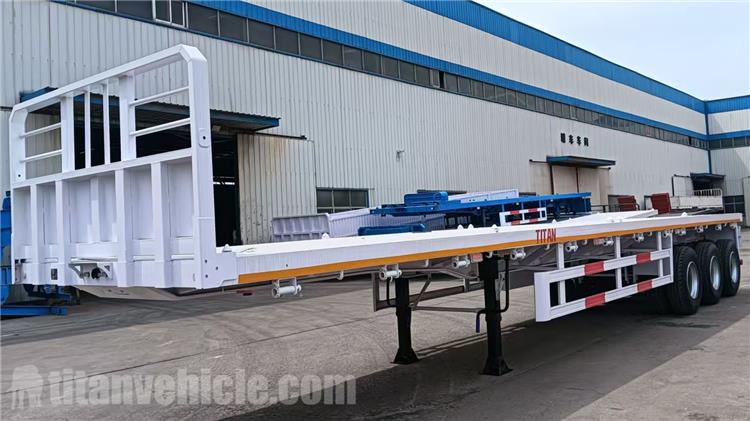 Tri Axle 40 foot Flatbed Trailer for Sale In Guyana