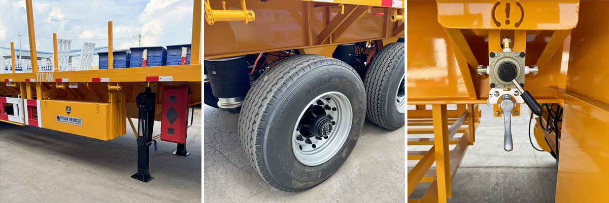 TITAN Flatbed Trailer On Sale Discount Price