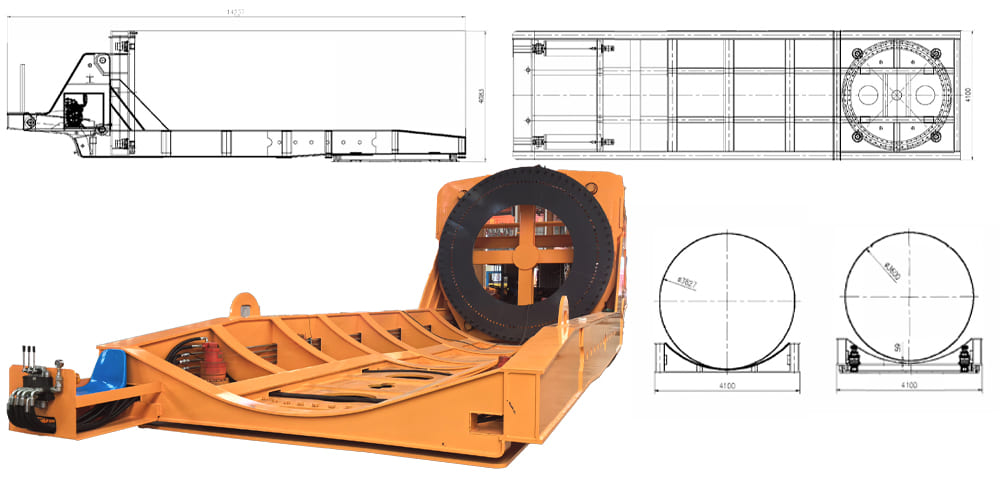Super Deal! Windmill Blade Trailer &ndash; Stock Available, FOB 119,500 USD