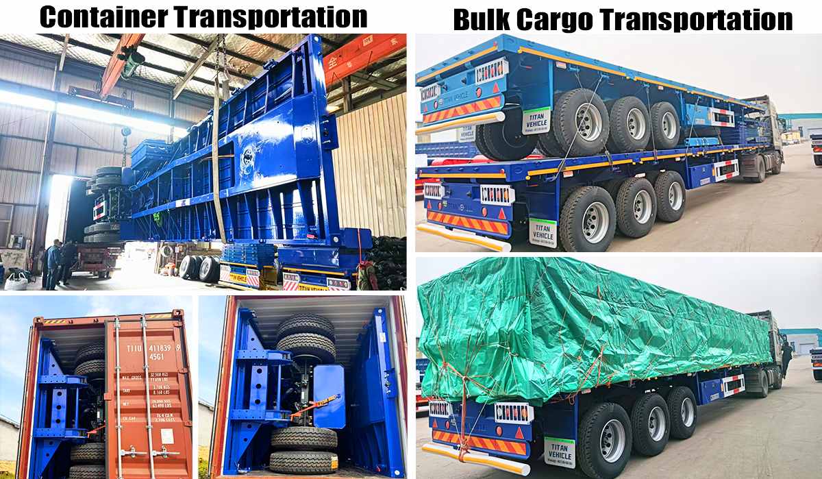 Titan 4 Axle Fence Cargo Trailer In Stock 