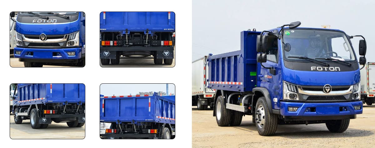 Foton 4x2 Dump Truck Fast Shipment Available FOB 23200 USD