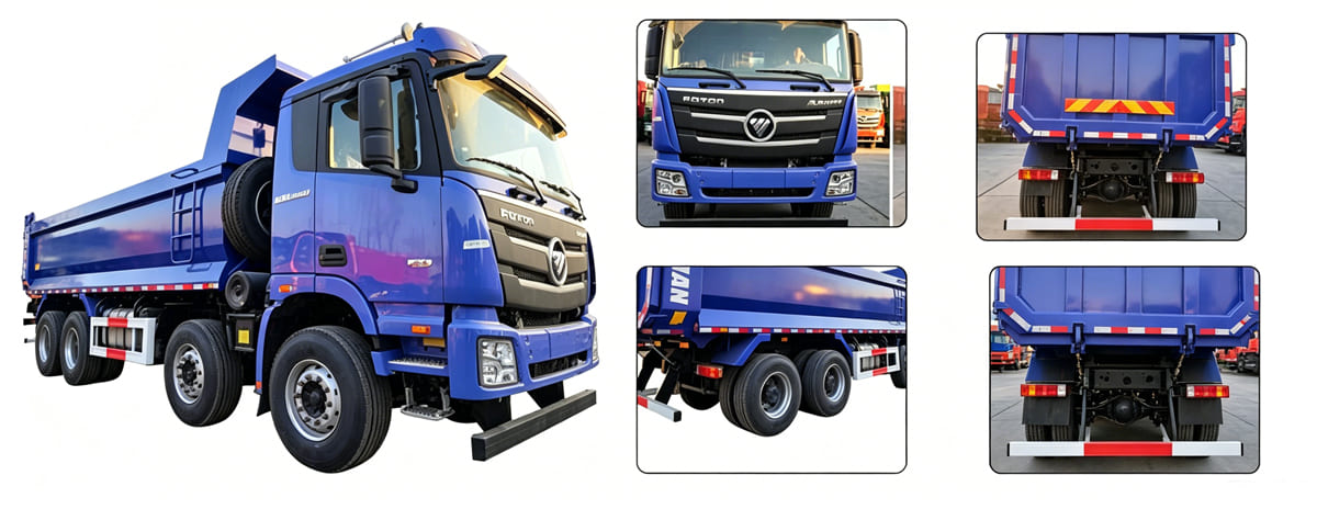 One Unit Only! Foton 8x4 Dump Truck Special Export Offer FOB Price 53390 USD 