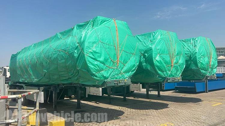 45000 Liters Oil Tanker Trailer for Sale in Tanzania