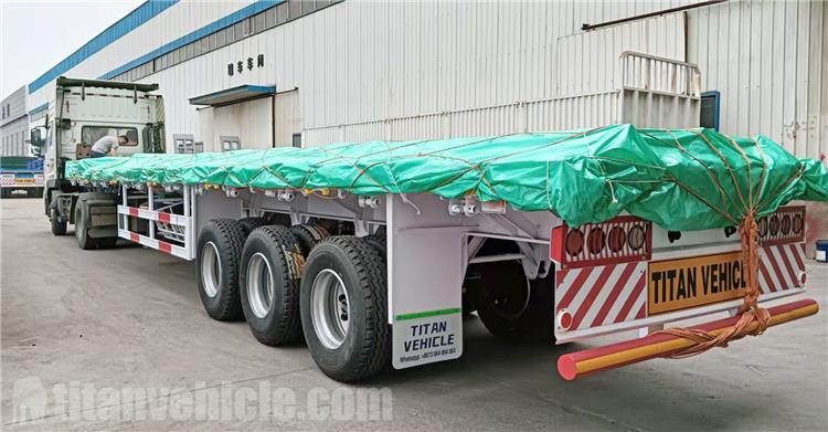Tri Axle Fence Cargo Trailer for Sale In Kenya