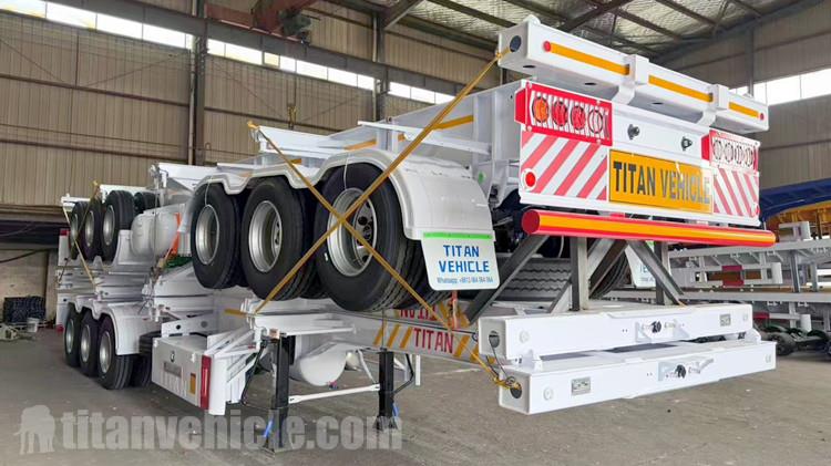 40 Ft Tri Axle Skeletal Trailer for Sale in Guam
