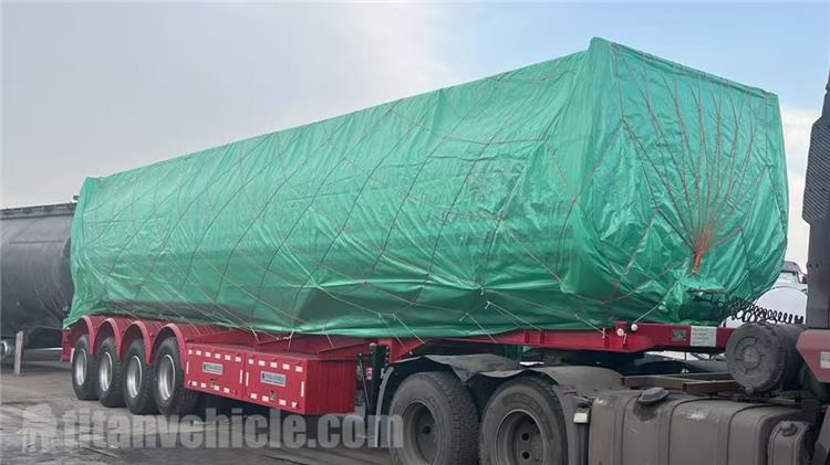 4 Axle Oil Tanker Trailer with 9 Compartment for Sale Zambia