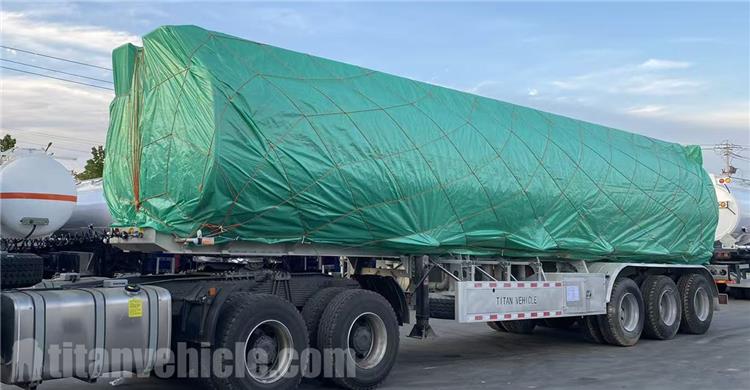 3 Axle Aluminum Tanker Trailer for Sale In Tanzania