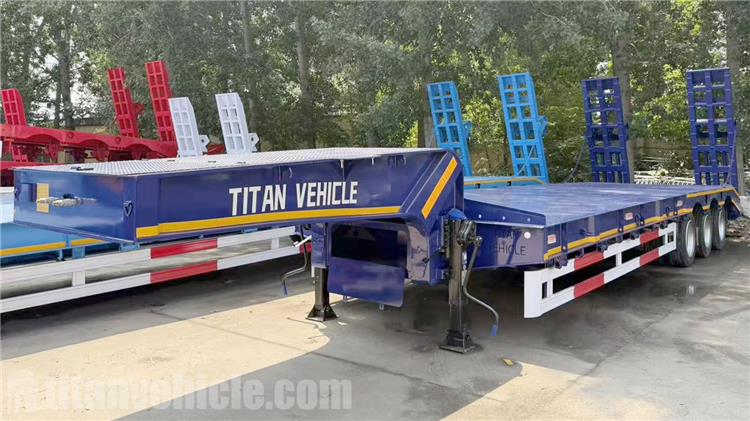 3 Axle 80 Ton Drop Dek Trailer for Sale In Cameroon