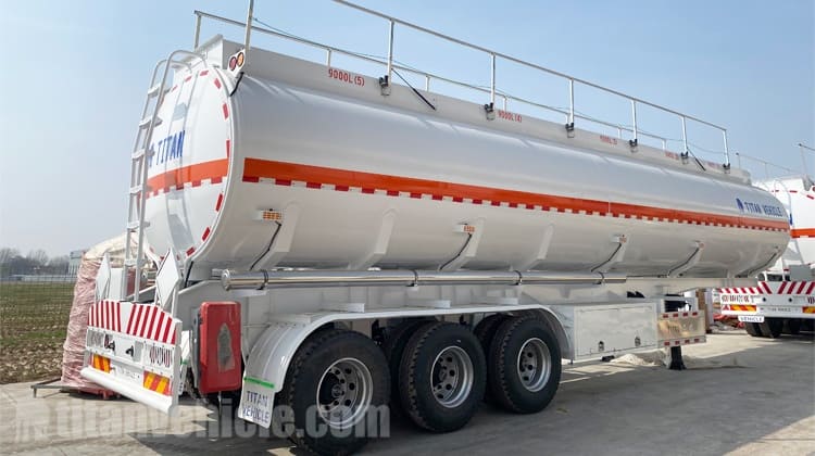 45000 Liters Fuel Tanker Semi Trailer for Sale in United Arab Emirates