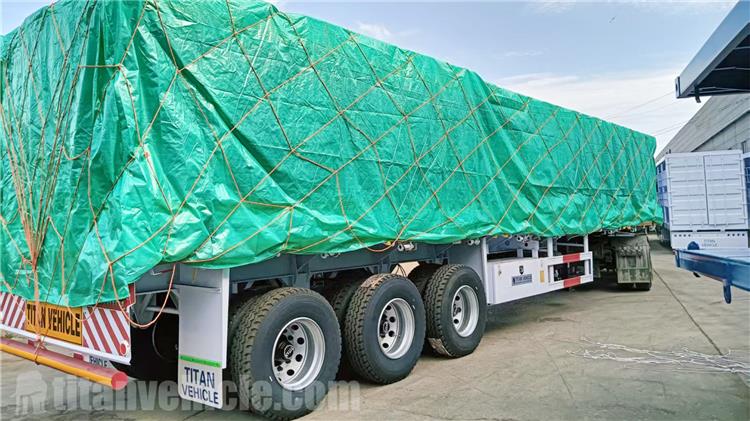 Tri Axle 60 Ton Drop Side Trailer for Sale In Zimbabwe
