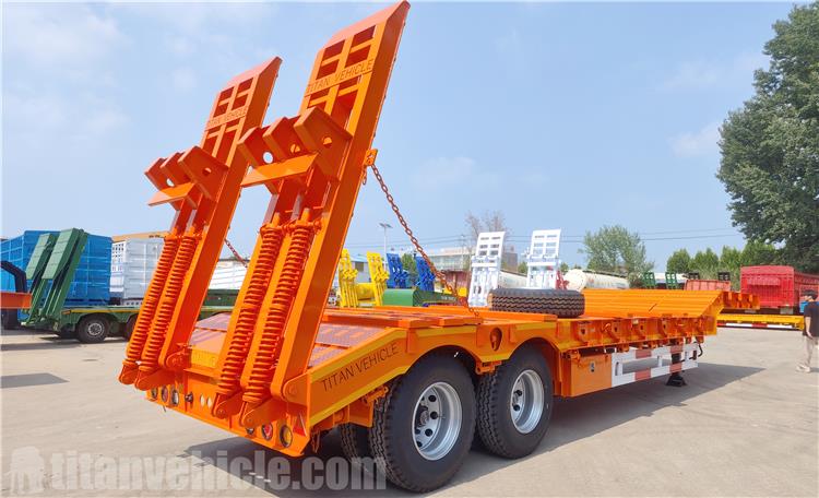 2 Axle Equal Width Gooseneck Low Bed Trailer For Sale In Tanzania