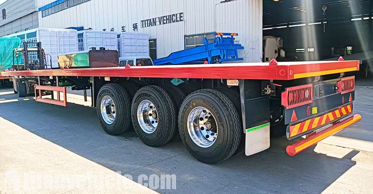 3 Axle Heavy Duty Flatbed Trailer for Sale in Zambia