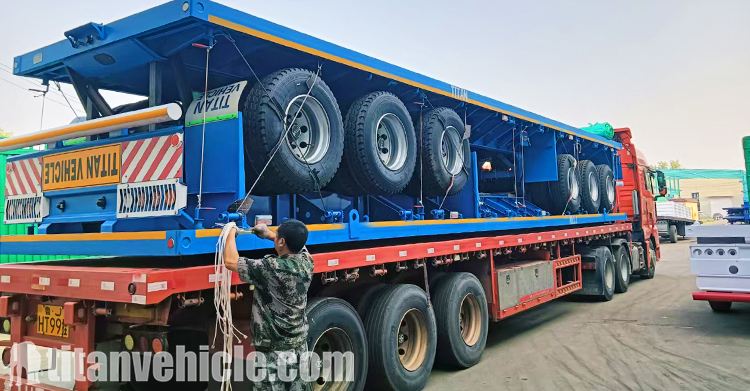 3 Axle 40 Feet Flatbed Trailer for Sale in Guyana