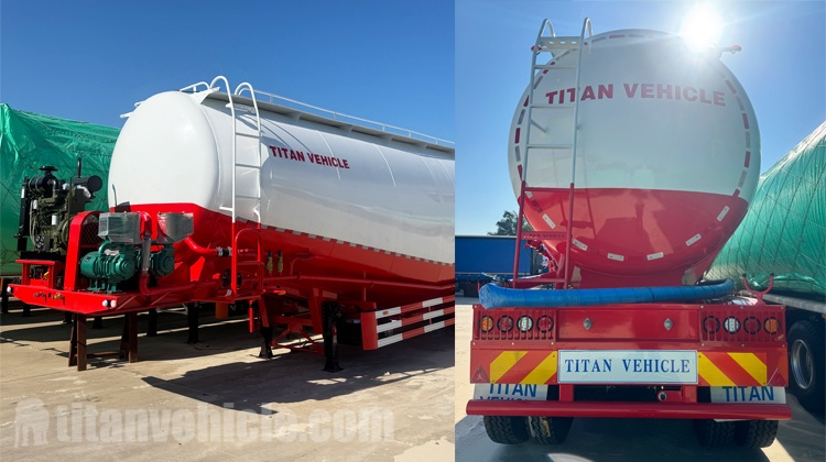 25 CBM Pneumatic Dry Bulk Trailer for Sale in UAE