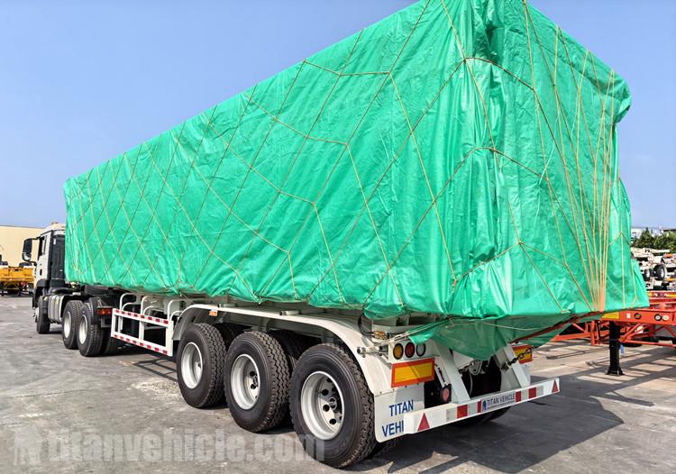 Tri Axle Tipper Semi Trailer for Sale in Angola