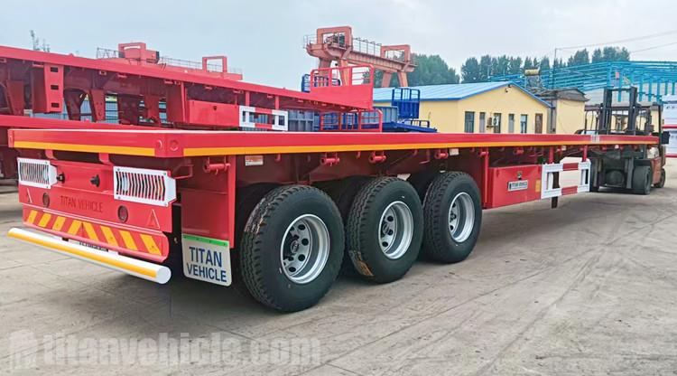 40FT Container Flatbed Trailer for Sale in Dominican