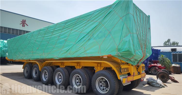 6 Axle 45CBM Dump Semi Trailer for Sale In Ghana