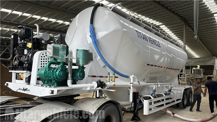 2 Axle 40 Ton Cement Tanker Trailer for Sale In Lesotho