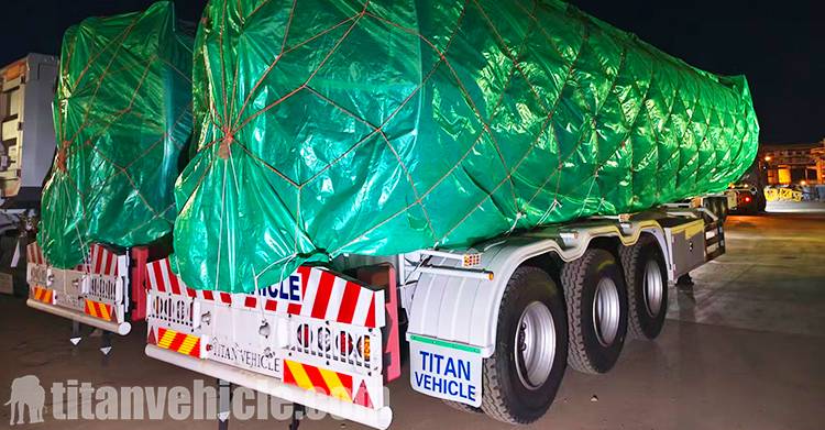 45000 Liters Fuel Tanker Trailer for Sale in Zambia