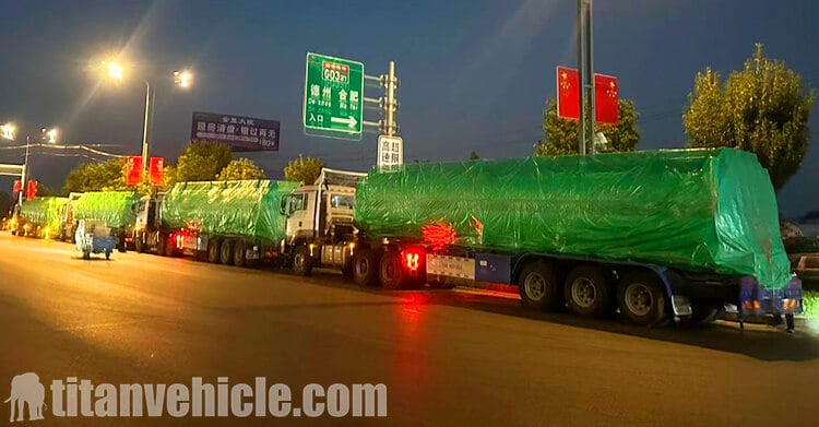 Titan Fuel Tanker Trailers for Sale in Mali
