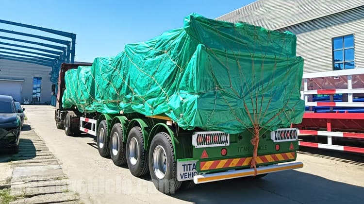 4 Axle Intermodal Container Chassis Trailers for Sale in Jamaica