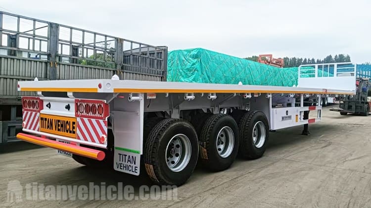 Tri Axle Flatbed Trailer for Sale in Zimbabwe