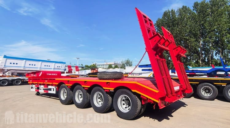 4 Axle Low Bed Semi Trailer for Sale in Sierra Leone