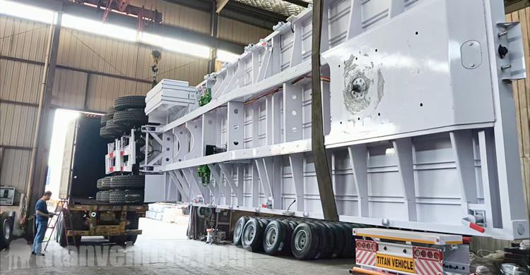 Tri Axle Trailer Flat Bed for Sale in Zimbabwe