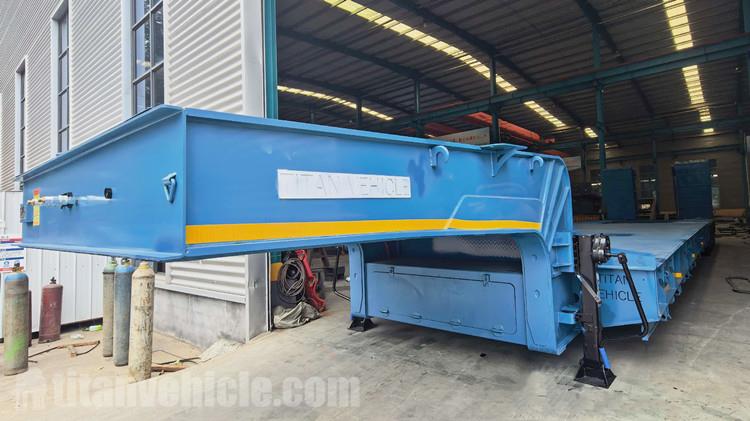 4 Line 8 Axle 150 Ton Lowbed Trailer for Sale in Egypt