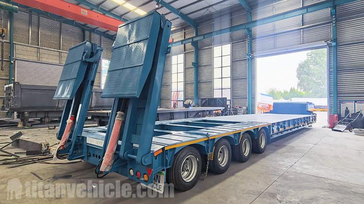 4 Line 8 Axle 150 Ton Lowbed Trailer for Sale in Egypt