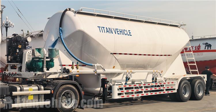 Dry Bulk Pneumatic Cement Tanker Trailers for Sale In Congo