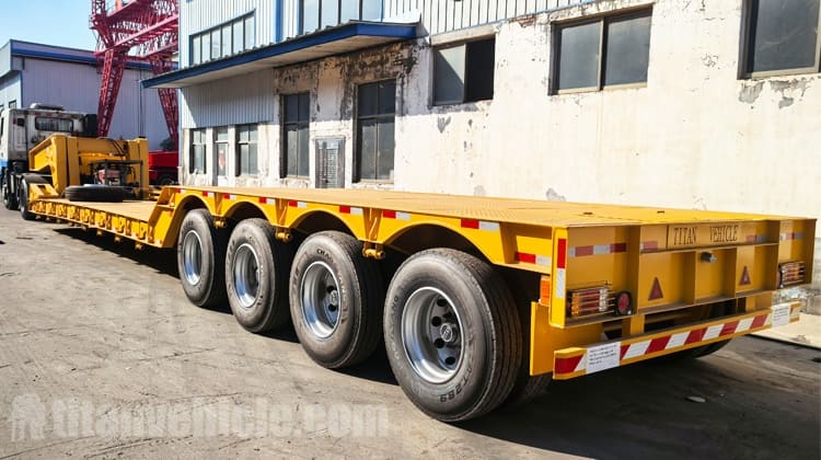 4 Axle 100 Ton RGN Lowboy Trailer for Sale in Nigeria